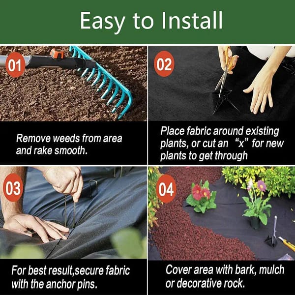 Duty Weed Block Gardening Mat